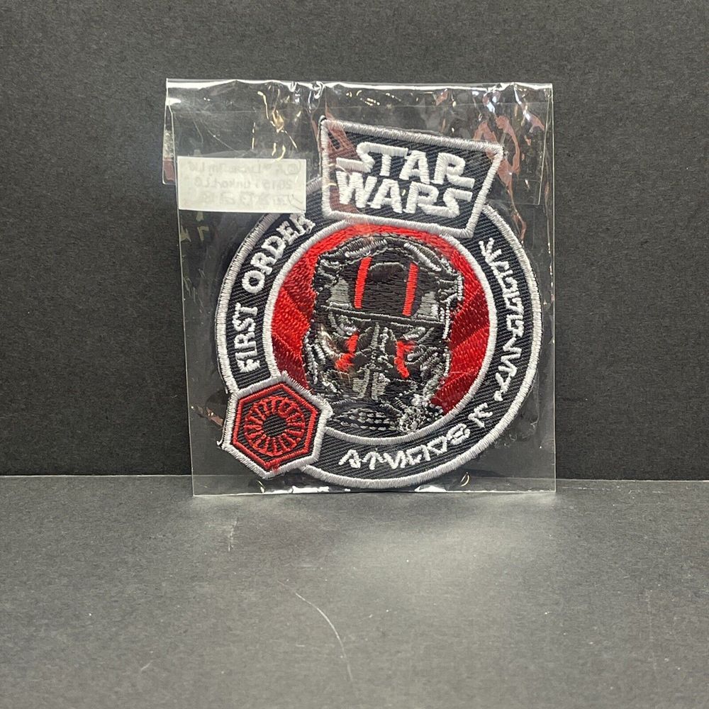 Star Wars First Order Patch  Smuggler's‎ Bounty Tie Fighter Pilot Iron On Funko